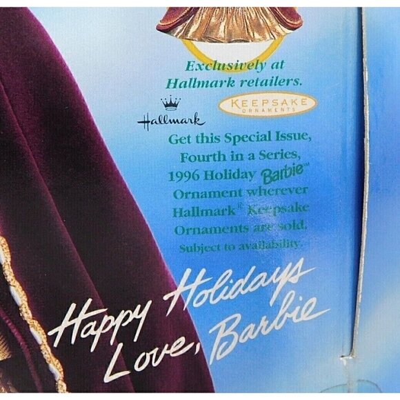 Holiday Barbie doll MATTEL 1996 NEW, BOX DAMAGED - Picture 2 of 6